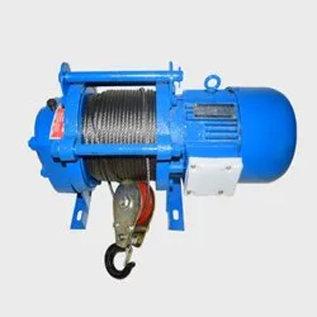 Electric winch with clutch 130 mm drum 1 T x 40 mtr x 8 mm